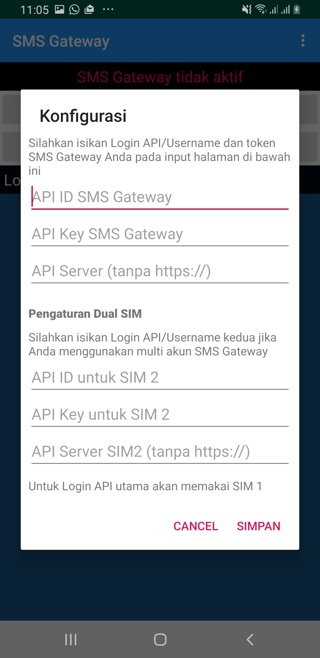 Cara Menggunakan SMS Gateway Billingotomatis.com – Tutorial Domosquare.com